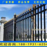 南沙小區烤漆圍墻欄桿定做 惠州工廠熱鍍鋅方鋼圍欄價格